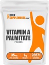 Bulk Assupports.com 维生素A 棕榈酸粉 - 作为棕榈酸素,维生素A 辅料Immune和眼睛支持 - Gluten Free,每服35毫克,1kg(2.2磅) (Pack of 1)