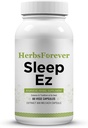 放松心智、身体和易感睡眠模式协助的草药,60 vege capsules,800 mg