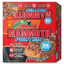 MAMMOTH 蛋白棒,巧克力花生酱 Crunch, 25g蛋白, 低糖, 低碳, Gluten Free, 12 x 65g (12 count) (巧克力花生酱 Crunch) (12 count, 巧克力焦糖 Crunch)