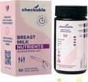 可检查的母乳检测带用于安全和自信的喂养,30 Secs家母乳检测带 - 50个计数