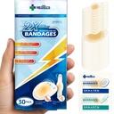 Medtecs Hydrocolloid Gel Bandage, 椭圆20厘米+第10步, 长拉速, 防水急救, 防滑剂和伤病护理先进卡西翁, 2X 脚跟、 手指和脚趾快速疗伤