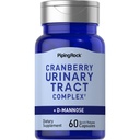 Piping Rock Cranberry Complex Supplement | 60 Capsules |,配有 D-Mannose 和 Probiotic 混合型的男女配方 | 高级尿液配方 | 非GMO, Gluten Free