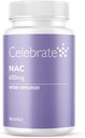 庆祝维生素 NAC(N-乙酰Cysteine)补编,每卡普尔600mg,格卢滕免费,非GMO,90卡普尔
