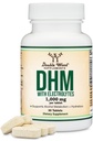 DHM1000 二氢酰氯锡(DHM)片 - 市场上最强的DHM补充剂 - 1000mg(30 counts) 用电解剂增强水分和肝脏支持 双木