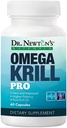 牛顿博士的自然学OmegaKrill Pro EPA & DHA,Omega 3,Pristine Krill Oil – Brain, Joes, eyes - 60 Softgels