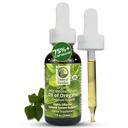 Oregano天堂地中海野生石油中心,配有75%+卡瓦科罗尔(1 fl oz) 经认证的Oregano Oregano Oil Organio Organio Organio Oil Drops in Extra Virgin Oil for Imune* & Respiratory * Supports, 约450 services