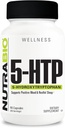 NutraBio 5-HTP补编,200mg Capsules -- -- 帮助支持和促进健康和持续睡眠,90个蔬菜Capsules