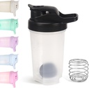D.Y.A 16oz Shaker Bottle, Leak Proof Sports Shaker Cups for 蛋白质Shakes, Shaker Bottle for Pre Workout and Travel to Go, BPA 自由与轻松清洁蛋白沙克瓶,黑色