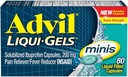 Advil Liqui-Gels Minis, 80 Capsules per Bottle (5瓶) (中文(简体) ).