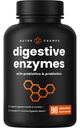 NutraChamps 含有女性和男性亲生药和预生药的消化酶 -- -- 90 Vegan Capsules 含有溴气的Bloating & 优化古特健康