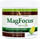 Suzy Cohen MagFocus 谷氨酸镁 肉药补充剂 200mg, 健康神经, 支持认知, 能源, 骨质健康, Stevia, Lemon Flavor, 60 服务