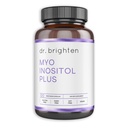 Brighten Myoinositol Plus博士 - 用于支持PCOS症状的Myo-和D-Chiro-Inositol博士公式化比率、荷尔蒙平衡、健康骨骼功能和常规月经循环