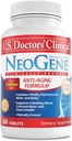 美国医生临床NeoGene(原型)GH3临床证明老化支持补充剂,配有支持Mood,认知,心脏健康,抗氧化剂支持的营养剂[1个月-60厘米].
