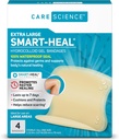 爱心科学 Smart Heal Hydrocoloid, 大型, 2.3 in x 3 in, 4CT 100%的防水封条促进疗伤, 减少刀疤