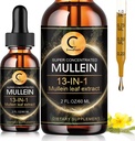 Mullein为龙,Mullein叶提取物,超集中的Mullein液体叮当,Vegan,Non-GMO,2 FL OZ