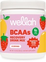 Wellah BCAAs (Strawberry Mango Flavored) 30 服务 - 含水力复合物的BCAA粉