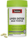 Swisse Milk Thetle Liver Cleanse Detox & 修补 QQ Liver Detox & liver 支持 + Milk Thetle + Turmeric + Artichoke 提取 QQ为你的liver → 180 肝丸