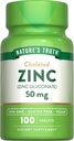 自然界的真理 Cheladeled Zinc 50 mg 片剂 - 100 cm,包2