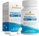 男女抗生素,Pro Formula,每日抗生素补充,帮助Soothe偶发性腹部不适和布洛廷,500亿CFU,22 Strains,52 Capsules