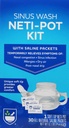 Rite Aid Neti Pot Nasal Rinse Kit配有30个盐包 - 1 Kit – 成人与儿童Sinus Rinse – Sinus Relief