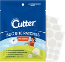 Cutter Bug Bite 补丁 儿童与成年人的减痒液合物补丁,Absorbs Fluids, 帮助治病, 防止破伤风, 蚊子痒补丁, Hydrocortisone 和吸食工具替代方案, 51 计数