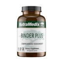 NutraMedix Binder Plus - 综合毒素Binder和体解毒剂 - 生前抗氧化剂支持 + 胰岛素,本通尼特,阿洛韦拉,活化炭,富尔维奇矿物和奇托桑(120 Capsules)