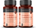 pureclinica 1500mg Glucosamine HLC和Chondroitin x 360平板(2瓶180) - 12个月供应。 最有效的生物活性:Chondroitin90%,Glucosamine HCL83.1%