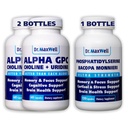 Alpha GPC & Uridine 2X 60 Capsules + Phosphatidylserine & Bacopa 1x 120 Capsules, 2个月供应量