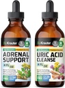 BIO KRAUTER 肾上腺支持Tincture 4 Fl. Oz. & Uric酸支持Tincture 4 Fl. Oz.