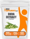 Bulk Assupports.com Okra 抽取粉末 - Okra Assuppose, Fiber的来源,草药补充 - Vegan & Gluten Free, 每人500mg, 250g (8.8 oz) (Pack of 1).