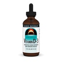 资料来源:天然维生素D-3液滴 2000iu支持骨质和免疫健康* - 2 Fluid oz