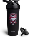 Smartshake TMNT 忍者力量重力无锡 蛋白质瓶 摇摆瓶 900 ml | 30 oz - 防滑螺丝上 Lid - BPA Free - Unixex - 黑色