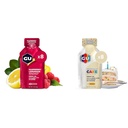 GU 能源 Gel 8-Count Raspberry柠檬水和生日蛋糕 体育营养 能源 Gel Bundle