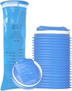 HCS Emesis Bags可处置 - Premium, 医院年级,成人与儿童 - 呕吐袋可处置用于汽车,旅行,家用 - 扔出, Barf, Puke - 24, Strong (40 fl oz)