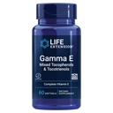 生命延长 Gamma E 混合托科弗罗醇和托科特里安醇 – 完整的维生素E光谱,抗氧化剂保护 – 非GMO, Gluten-Free – 60 Softgels