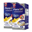 LABO 营养植物GG、Lactocillus Rhamnosus GG 25亿 CFU 活性抗生素和Sunfiber 预生纤维补充剂、支持健康肠道、Immune健康延迟释放和Gluten Free 60sx2