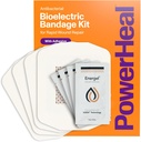 用于伤者护理和快速疗伤的电热生物电带套件 – 3-Layers w/BioElective Pad, Absorbent Pad, Adhesive + 伤者液凝胶 – Cuts, Abrasions, Blister, Burns – 4-Pack, 4 " x 4”