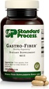 标准工艺 Gastro-Fiber - 消化卫生的饮食补充 - 支持Gut健康 - 无粘液和无粘液 - 150卡普尔(50架)