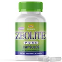 Zeolite Pure Capsules → Zeolite Detox, extra strong → Pure, 女性全身清洁, 男性 → 激活有机,食品级 Clinoptiolite Powder 94%, 90 caps (81 grams), 6 Wk to 3 Mo Supplement