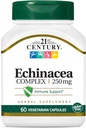 21世纪 Echinacea 提取 Veg Capsules, 60 个伯爵