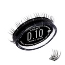 Lashify Drama 10mm Gossamer 目光扩展重填, 黑色, 简单 DIY False Lashes 用于自然外观