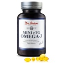Brian Fish Oil博士 130 Softgel, 高吸附性rTG Mini Omega 3 鱼油盖,配有EPA/DHA 脂肪酸 维生素D E, 500 mg rTG Omega-3 支持心脏脑膜健康 无鱼味