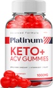 Platinum Keto ACV Gummys - 高级公式 Platinum Keto Plus ACV Gummys Apple Cider Vinegar Platinum ACV Gummys 饮食补充评论 男性(60 Gummys)
