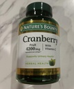 天然丰产Cranberry+维生素C,4200毫克,软胶250 ea(包装2)
