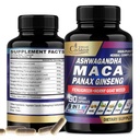Cadane Maca Root, Ashwagandha, Panax Ginseng 补编 - 90 Capsules 3个月与Fenugreek, Tongkat Ali & More - 支持能源生产和豁免