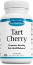 EuroMedica Tart Cherry - 支持健康铀酸平衡和联合健康的抗氧化剂补充剂 - Vegan营养补充剂 - 锻炼后援助恢复的饮食补充剂 - 120卡普尔