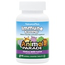 自然+动物游行 Immune 助推器 - 热带Berry Flavor - 90 动物形状 Chewable 板块 - 提供 Immune 系统支持 - Gluten Free, Vegan - 45 服务