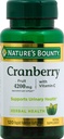 天然丰盛的Cranberry水果 4200毫克+维生素C,120软胶(包1)