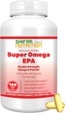 SHIFAA营养卤鱼油软胶120Ct,双强-Halal Omega 3鱼油补充剂. 野生捕捉、非GMO和纯化