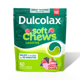Dulcollax Saline 含盐软化菜, Gentle Contipation Relief, Mixed Berry Flavor, 镁1200 mg, 60 mg